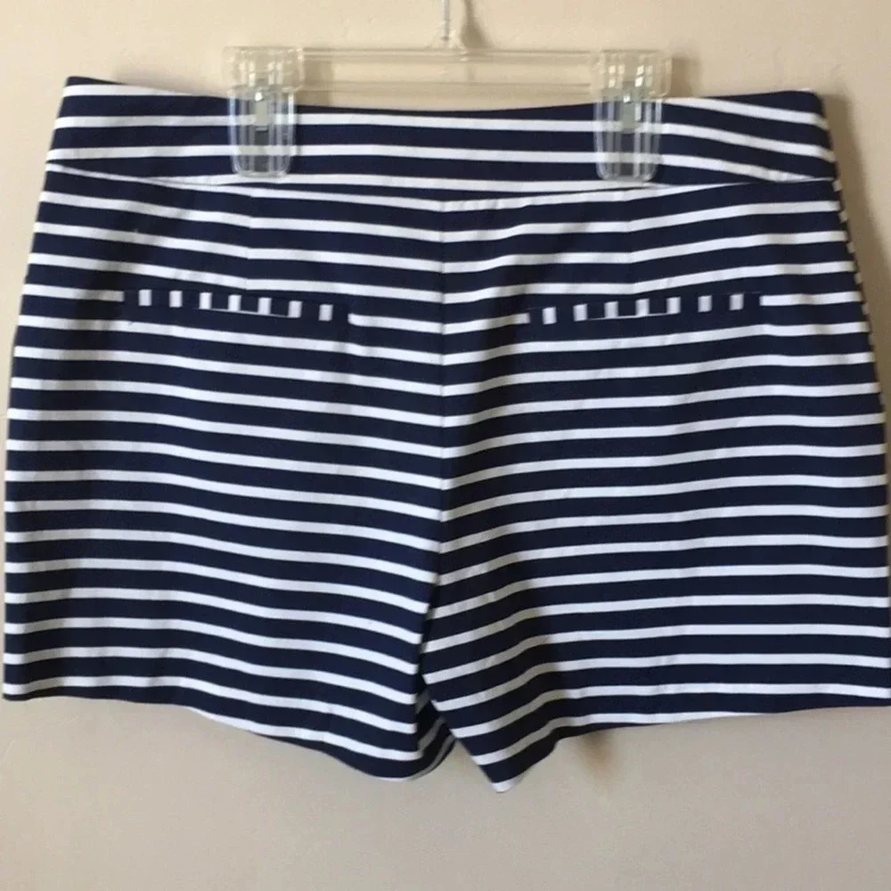 Maison Jules Macy’s Stripe Chino Shorts Blue White